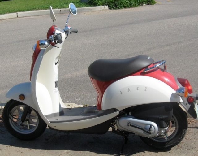 una de las scooter